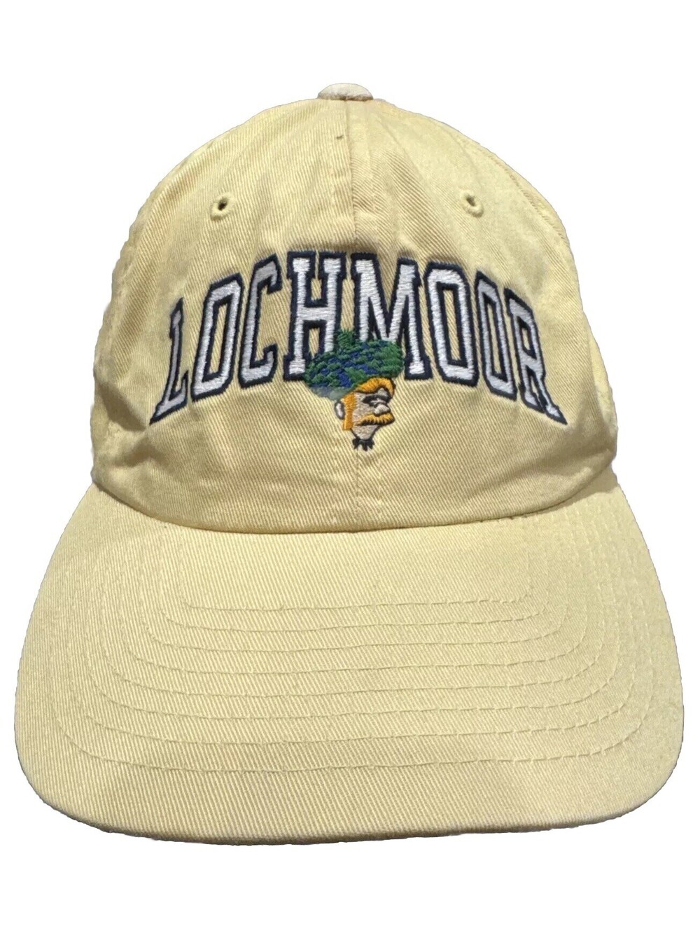 Lochmoor Golf Country Claim Michigan Yellow Baseball Cap
